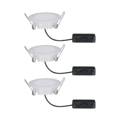 Paulmann Suon LED-Einbauleuchte, dimmbar, 3er
