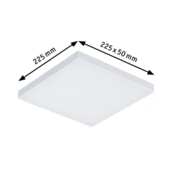 Paulmann Velora LED-Deckenleuchte 22,5 x 22,5cm