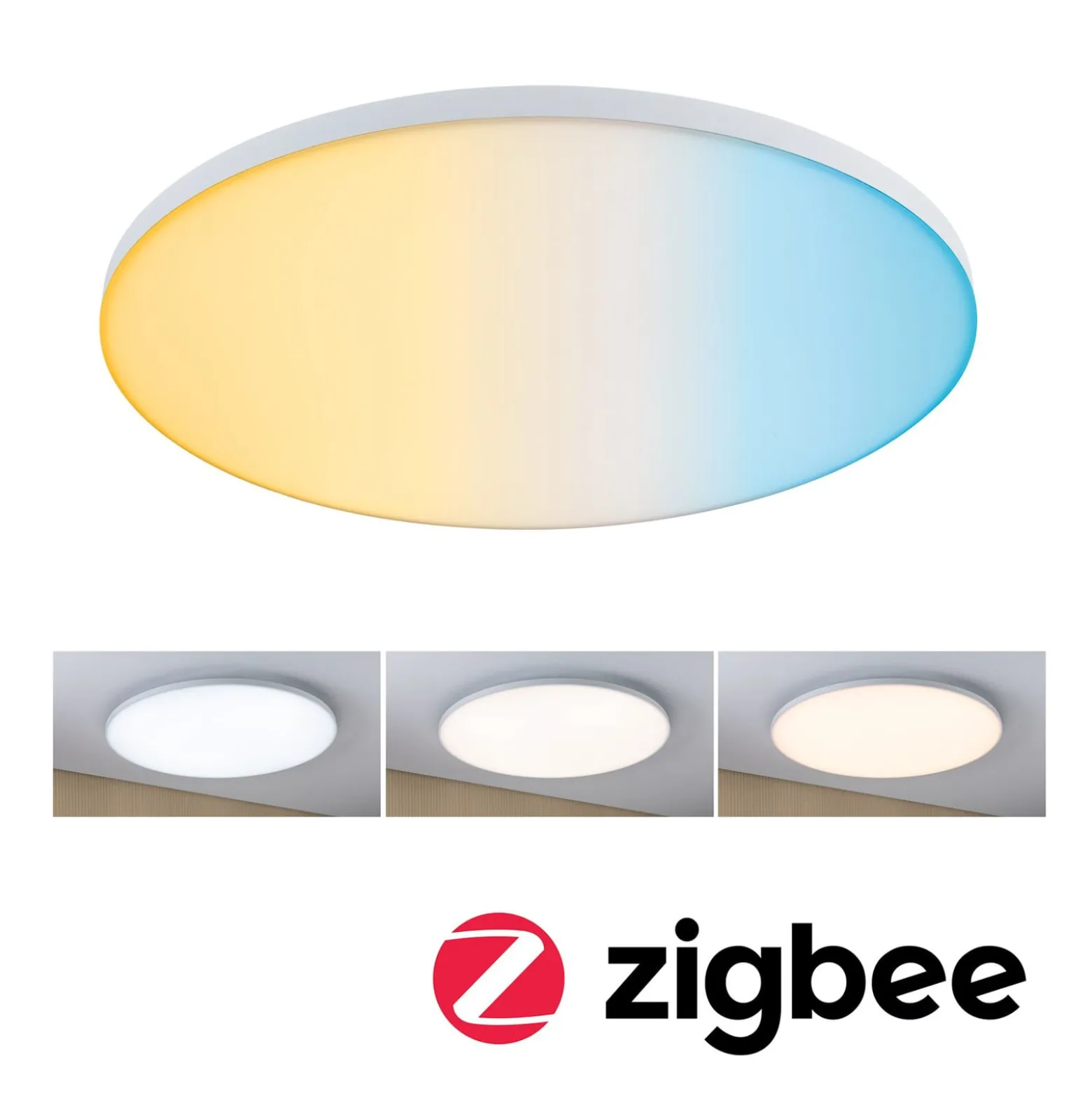 Paulmann Velora LED-Panel ZigBee CCT rund Ø 60 cm