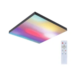 Paulmann Velora Rainbow Panel 45x45cm schwarz RGBW