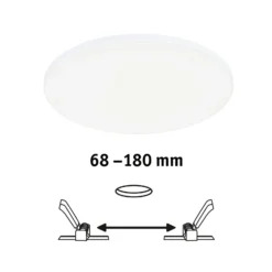 Paulmann Veluna Edge IP44 4.000K dimm Ø 20cm
