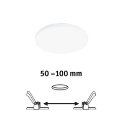 Paulmann Veluna Edge LED Einbau IP44 4.000K Ø 12cm
