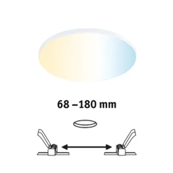 Paulmann Veluna Edge ZigBee CCT rund Ø 16cm