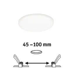 Paulmann Veluna LED-Einbauleuchte 4.000K Ø 12,5cm