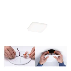 Paulmann Veluna LED-Einbauleuchte 4.000K 7,5x7,5
