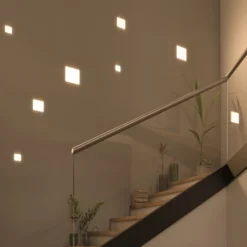 Paulmann Veluna LED-Einbauleuchte 4.000K 7,5x7,5