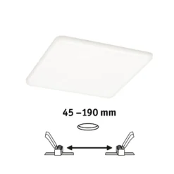 Paulmann Veluna LED-Einbauleuchte 4.000K 18,5x18,5