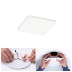 Paulmann Veluna LED-Einbauleuchte 4.000K 12,5x12,5