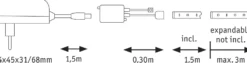 Paulmann YourLED Basis-Set LED-Strip RGB 1,5m