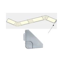 Paulmann YourLED Delta Profil Kappe, 2er alu