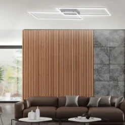 Paul Neuhaus LED-Deckenlampe Inigo, 113 cm, 2-flg., dimmbar