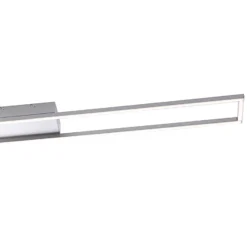 Paul Neuhaus LED-Deckenlampe Inigo, stahlfarben, 110 cm lang