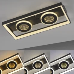 Paul Neuhaus LED-Deckenlampe Traforo, 45 cm, CCT, dimmbar