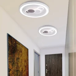 Paul Neuhaus LED-Deckenleuchte Eliza, weiß, Metall, Ø 60 cm