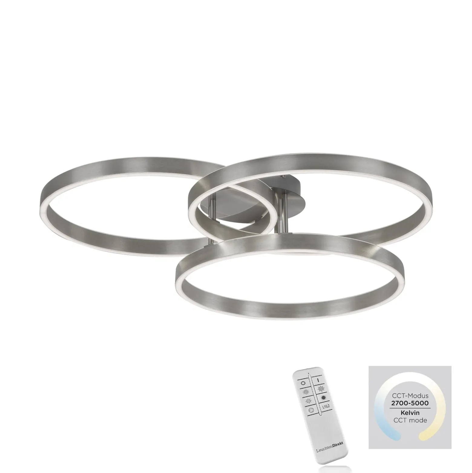 Paul Neuhaus LED-Deckenleuchte Paan, rund, CCT, dimmbar