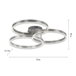 Paul Neuhaus LED-Deckenleuchte Paan, rund, CCT, dimmbar