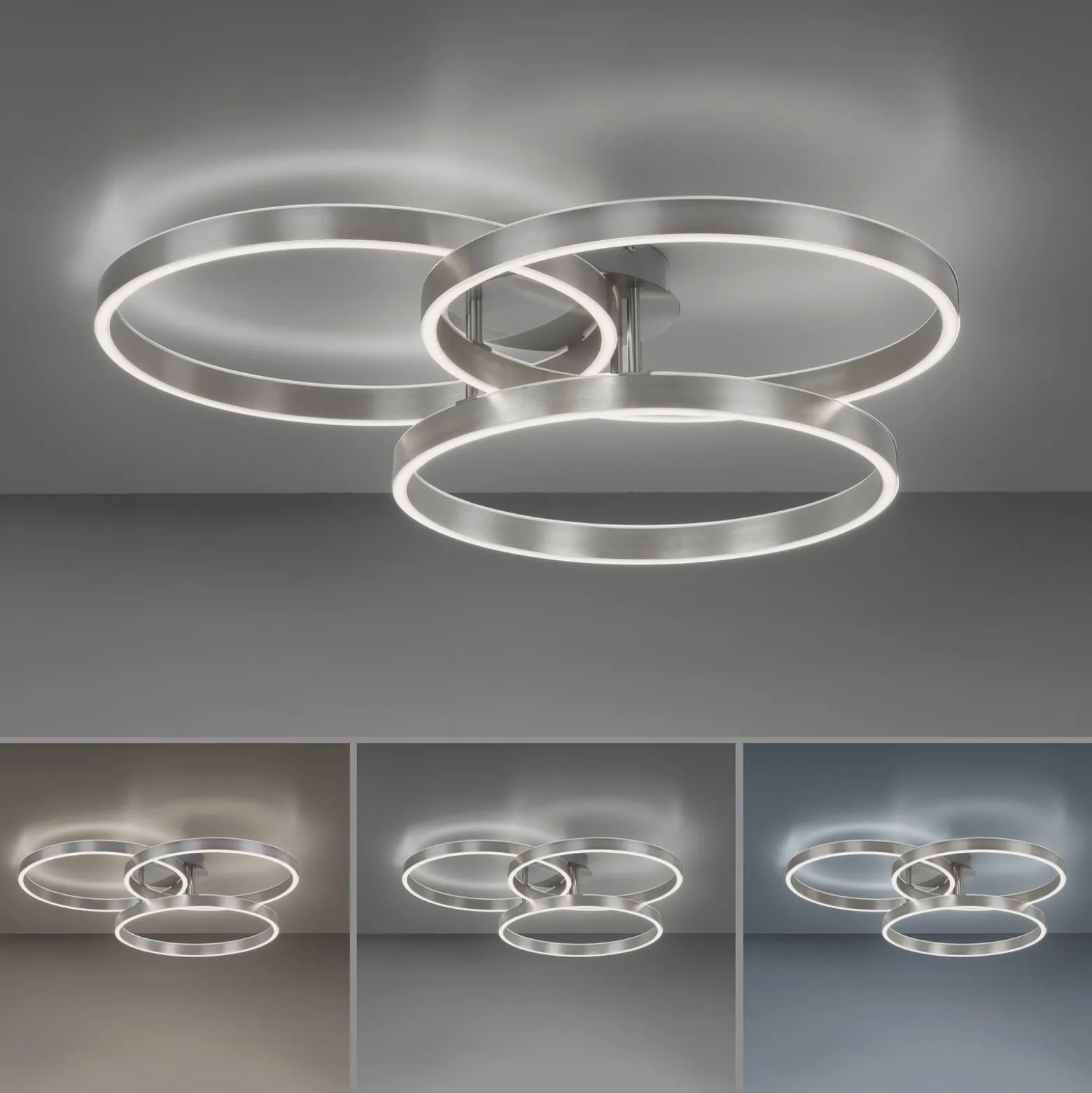 Paul Neuhaus LED-Deckenleuchte Paan, rund, CCT, dimmbar