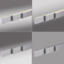 Paul Neuhaus LED-Hängelampe Adriana Square, alu, up/down