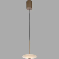 Paul Neuhaus LED-Hängelampe Elipsa, 1-flg., weiß/bronze
