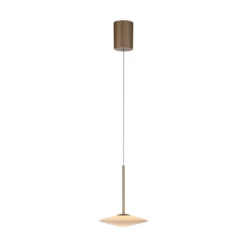 Paul Neuhaus LED-Hängelampe Elipsa, 1-flg., weiß/bronze