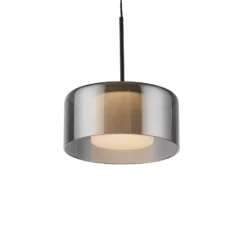 Paul Neuhaus LED-Hängelampe Rika, 71 cm, Glas, dimmbar