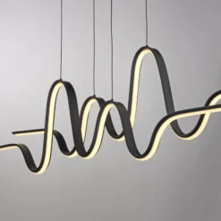 Paul Neuhaus LED-Pendellampe Altitude, schwarz, Länge 125 cm