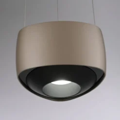 Paul Neuhaus LED-Pendelleuchte Q-Stretto, bronze, 14,5cm