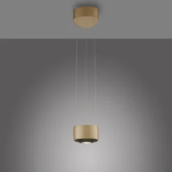 Paul Neuhaus LED-Pendelleuchte Q-Stretto, bronze, 14,5cm