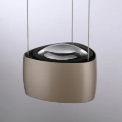 Paul Neuhaus LED-Pendelleuchte Q-Stretto, bronze, 14,5cm