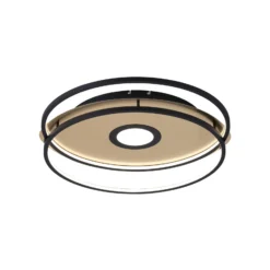 Paul Neuhaus Q-AMIRA LED-Deckenlampe oval, schwarz