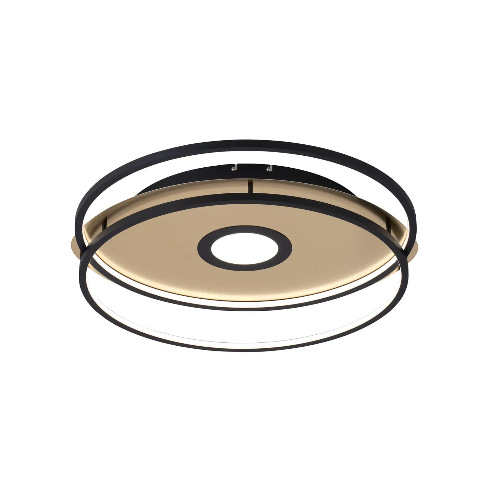 Paul Neuhaus Q-AMIRA LED-Deckenlampe oval, schwarz