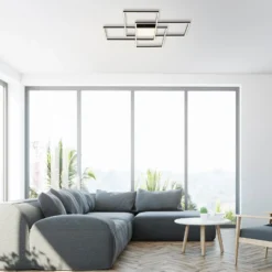 Paul Neuhaus Q-ASMIN LED-Deckenleuchte, 80 x 80 cm