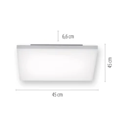 Paul Neuhaus Q-FRAMELESS Deckenlampe RGBW 45x45cm