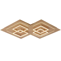 Paul Neuhaus Q-LINEA LED-Decke Holzdekor 60cm