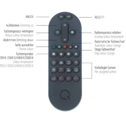 Paul Neuhaus Q-Piato LED-Deckenleuchte fünfflammig