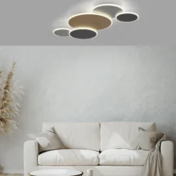 Paul Neuhaus Q-Piato LED-Deckenleuchte fünfflammig
