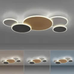 Paul Neuhaus Q-Piato LED-Deckenleuchte fünfflammig