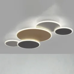 Paul Neuhaus Q-Piato LED-Deckenleuchte fünfflammig