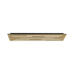 Paul Neuhaus Smart-LED-Deckenlampe Q-Akustik Holz 115 x 31cm