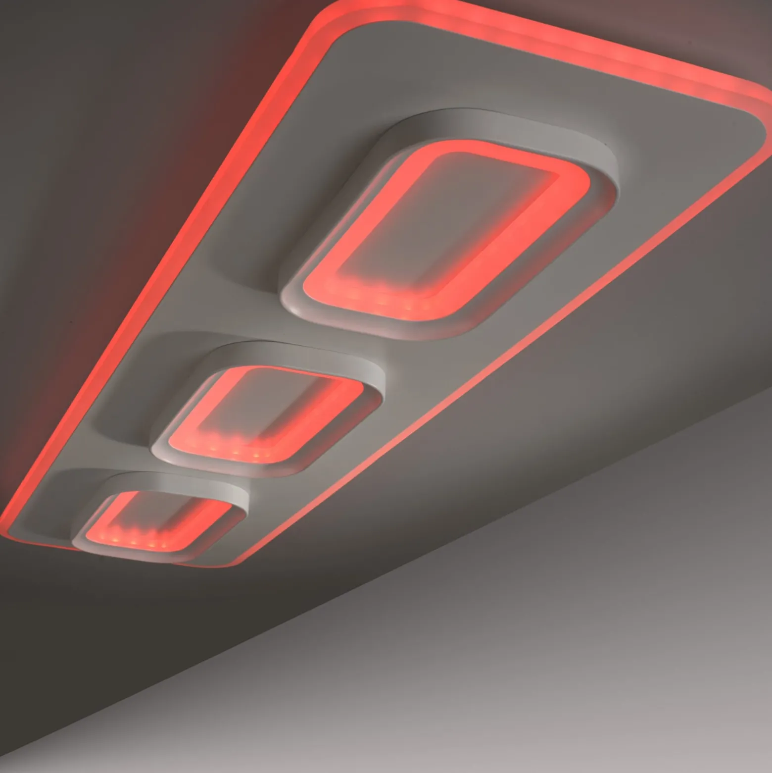 Paul Neuhaus Smart-LED-Deckenlampe Q-Kalina weiß 115 x 30 cm