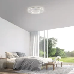 Paul Neuhaus Smart-LED-Deckenleuchte Q-Kalina, weiß, Ø 50 cm