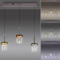 Paul Neuhaus Smart-LED-Hängelampe Q-Kon multicolor 3-flammig