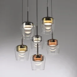 Paul Neuhaus Smart-LED-Hängelampe Q-Kon multicolor 6-flammig