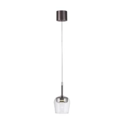 Paul Neuhaus Smart-LED-Hängelampe Q-Kon silberfarben Ø 21 cm