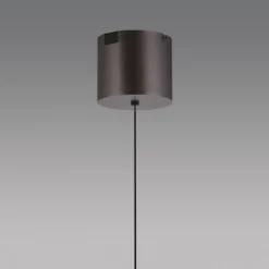 Paul Neuhaus Smart-LED-Hängelampe Q-Kon silberfarben Ø 21 cm