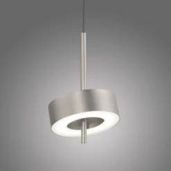 Paul Neuhaus Smart-LED-Hängelampe Q-Rotate aluminium Ø 14 cm