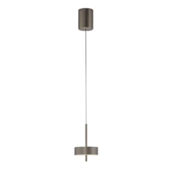 Paul Neuhaus Smart-LED-Hängelampe Q-Rotate dunkelbraun Ø14cm