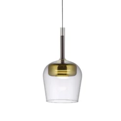 Paul Neuhaus Smart-LED-Hängeleuchte Q-Kon goldfarben Ø 21 cm