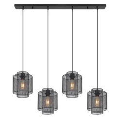 Pendellampe Augustin, 4-flammig