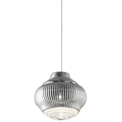 Pendellampe Bonnie 130 cm silber metallic